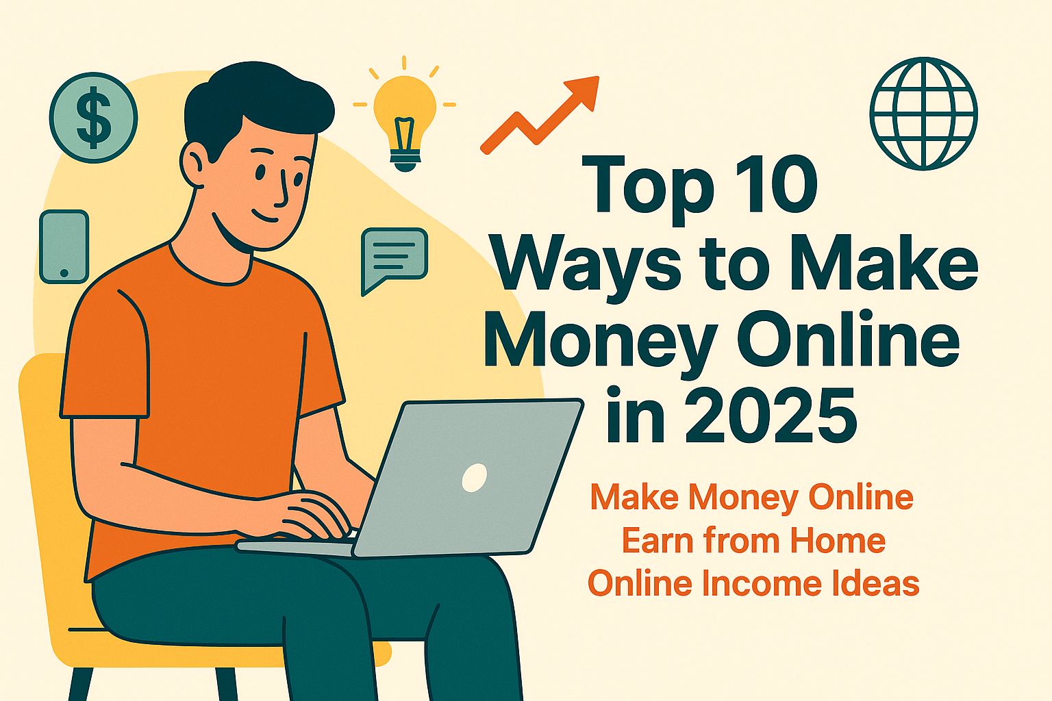 Top 10 Ways to Make Money Online in 2025